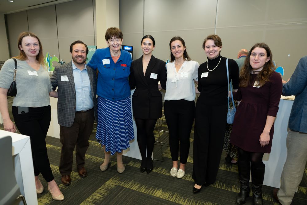 Group shot of students at the Tulane Law Celebration of Scholarship