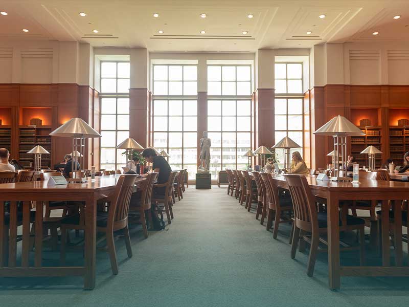 Tulane Law Library Reading Room