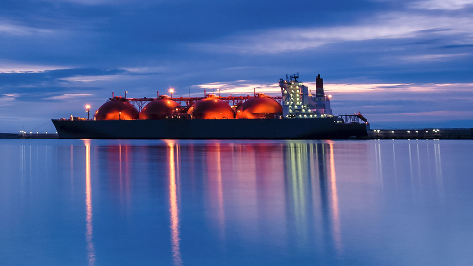 Image of a LNG tanker