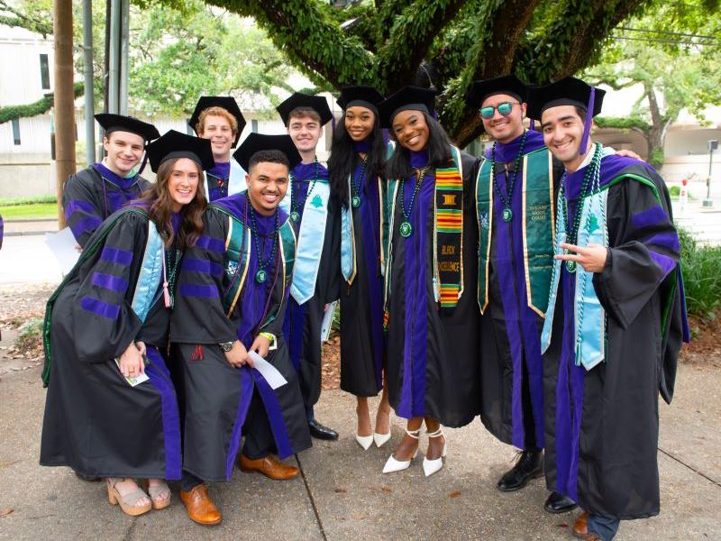 Amid fanfare and celebration, Tulane Law School said goodbye to its 173rd graduating class, the Class of 2024, which overcame the early stages of the COVID pandemic and Hurricane Ida, forcing the start of their law school journey online.