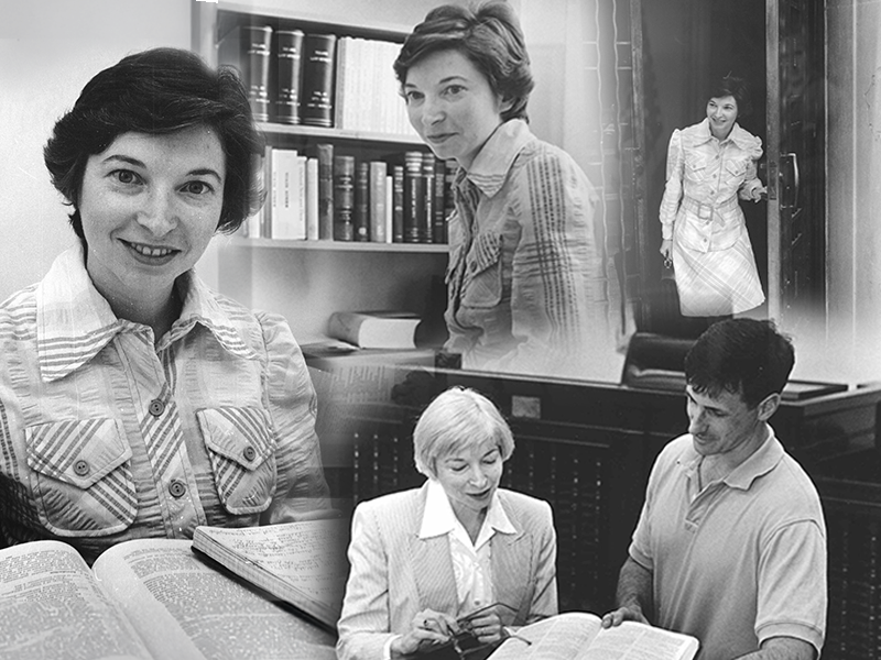 A collage of images of Cindy Samuel