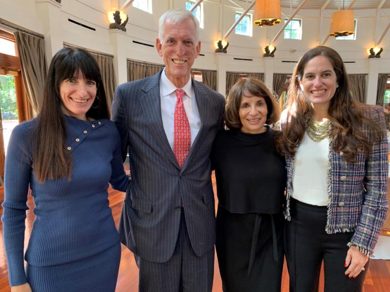 Judy Barraso and Brent Barriere (both L'81) and daughters Jennifer (L'12, left) and Ashley (right).