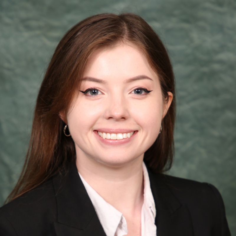 Caylin Grosse, who gave 284.50 hours combined to the Tulane University Legal Assistance Program (TULAP), the Orleans Public Defenders and the Louisiana Fair Housing Action Center (LaFHAC).