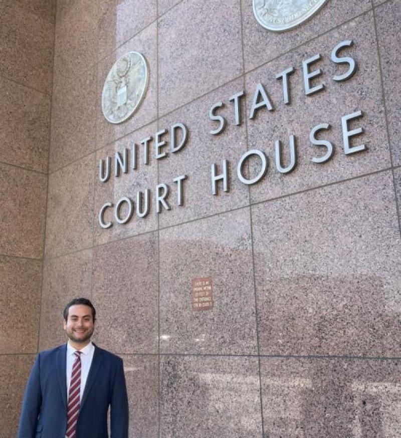 Gonzales worked as a judicial intern for the Hon.  Karen Gren Scholer at the U.S. District Court for the Northern District of Texas.