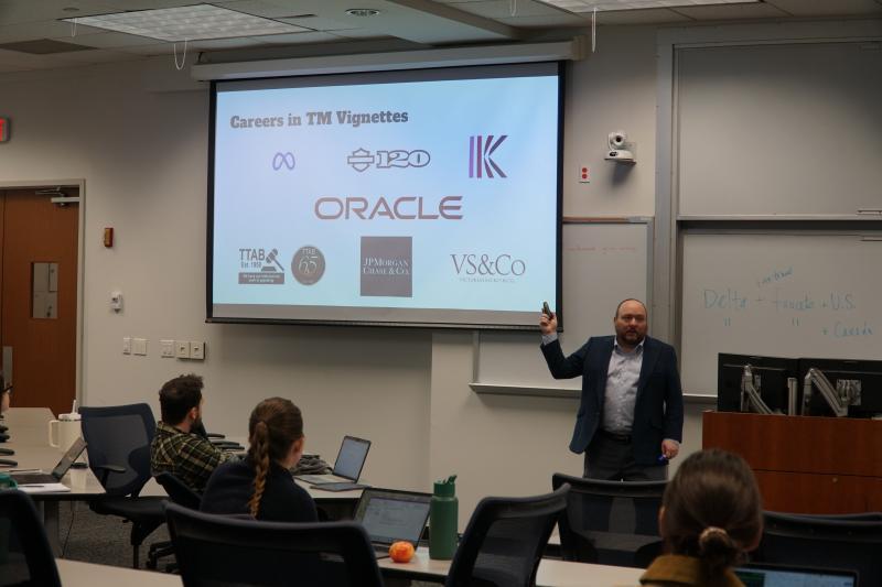 Professor Joel Feldman teaching during this year's Intersession Boot Camp.