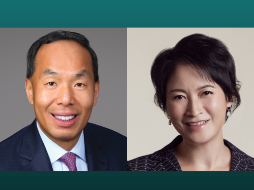 David Zhang (L'91) and Yibing Mao.