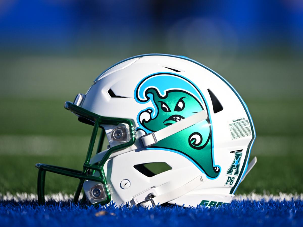 Tulane helmet