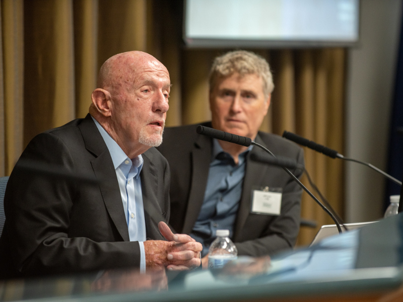 Breaking Bad actor Jonathan Banks was a featured guest at the 2023 conference -- and spoke about his experiences in the industry in a chat with alumnus Jeff Frost (L'89).