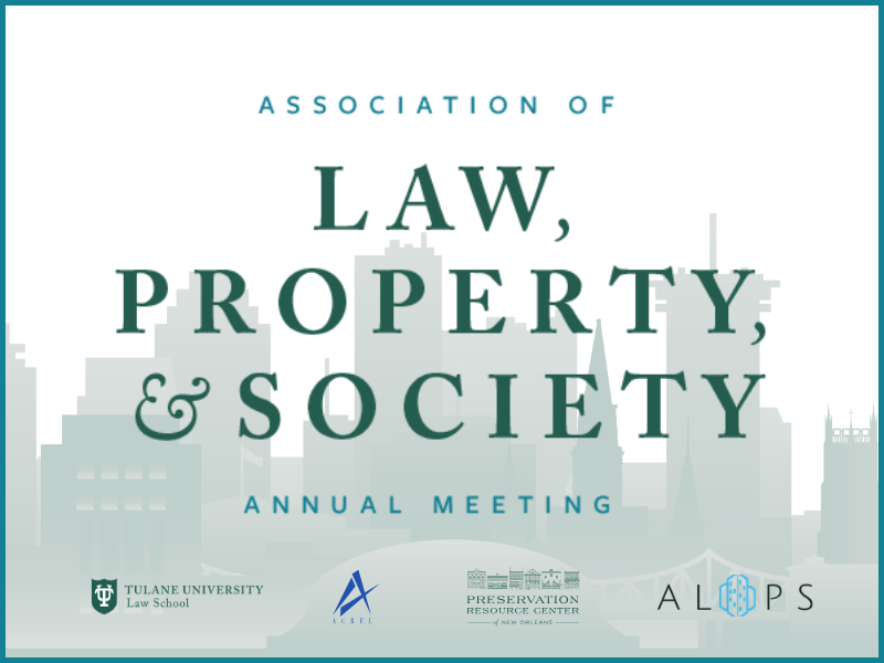Association of Law, Property and Society