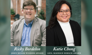 Ricky Bordelon and Katie Chong are pictured, with their names listed below them.