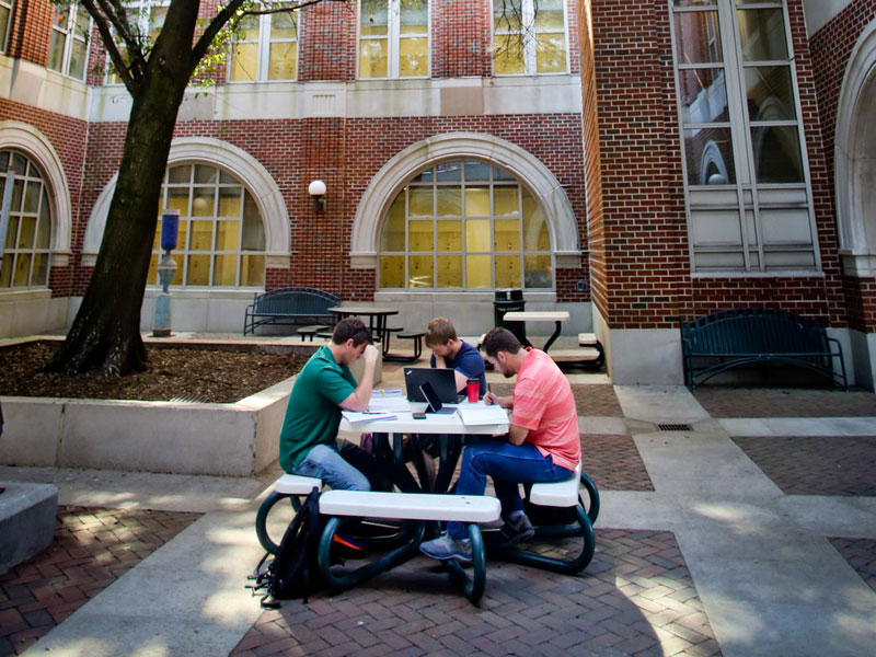 study group on campus